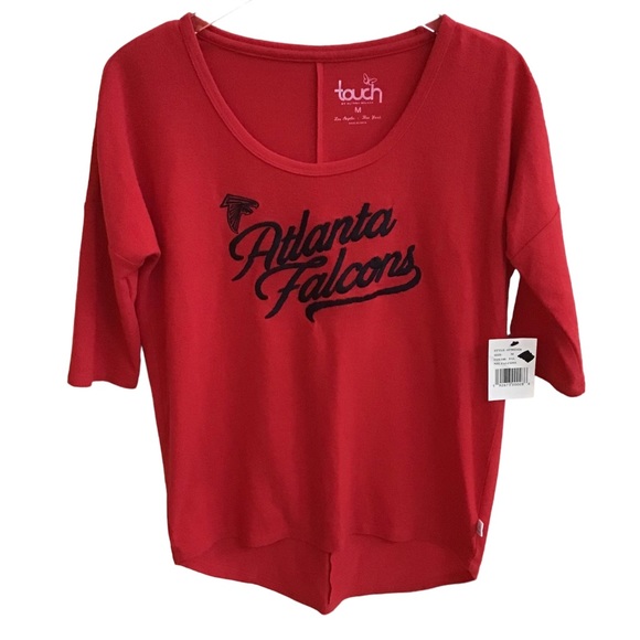 Touch by Alyssa Milano NFL “Atlanta Falcons” Hi-Lo Sweater - Picture 1 of 5